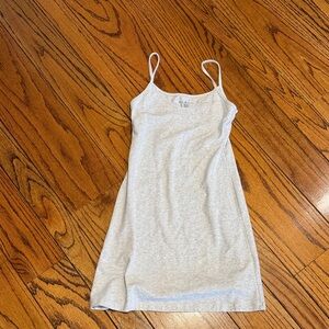 Light Gray Spaghetti Strap Slip Dress